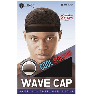 King J – 2 cool stocking wig cap black - Beautylicious Canada
