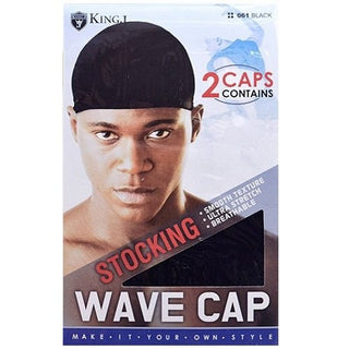 KING J 2 stocking wig cap black 061 - Beautylicious Canada