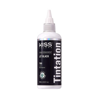 KISS COLOR SEMI - PERMANENT T999 JET BLACK 5OZ - Beautylicious Canada