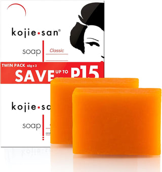 Kojie San Skin Lightening Kojic Acid Soap Pack of 2 (65g) - Beautylicious Canada