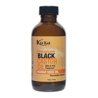 KUZA BLACK CASTOR OIL MANGO SEED 4 OZ - Beautylicious Canada