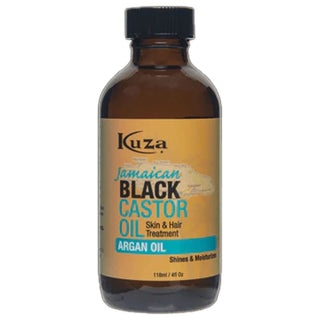 KUZA KUZA BLACK CASTOR OIL ARGAN OIL 4 OZ - Beautylicious Canada
