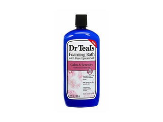 DR TEAL'S FOAMING BATH CALM & SERENITY ROSE ESSENTIAL OIL 34OZ