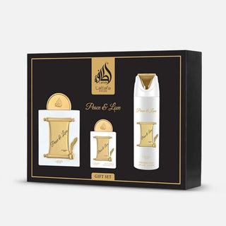 PEACE & LOVE 3PCS GIFT SET BY LATTAFA