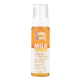 LOTTA BODY MILK&HONEY REFINE ME CURL DEFINING MOUSSE 7OZ - Beautylicious Canada