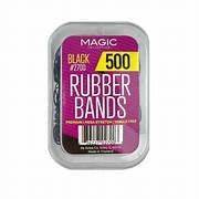 MAGIC COLLECTION 500CT BLACK RUBBER BANDS 2700 - Beautylicious Canada