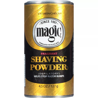Magic Shaving Powder + Razorless Depilatory with Fragrance for Coarse Textured Beards 4.5 OZ - Beautylicious Canada