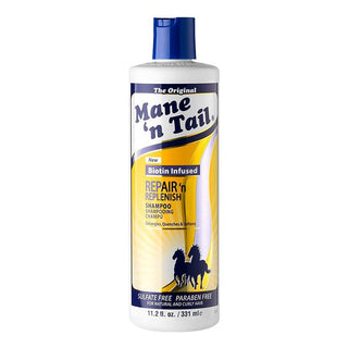 MANE 'N TAIL BIOTIN INFUSED REPAIR N REPLENISH SHAMPOO 11.2OZ - Beautylicious Canada