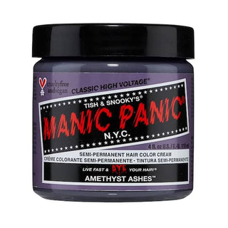 MANIC PANIC SEMI PERMANENT COLOR CREAM AMETHYST ASHES 4OZ - Beautylicious Canada