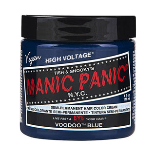 MANIC PANIC SEMI PERMANENT COLOR CREAM VOODOO BLUE 4OZ - Beautylicious Canada