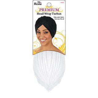MS REMI PREMIUM HEAD-WRAP TURBAN SILKY SATIN FABRIC ONE SIZE FITS ALL * 4655