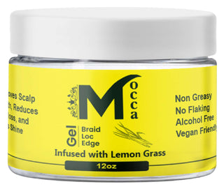 MOCCA BRAID LOC EDGE GEL INFUSED WITH LEMONGRASS 12OZ - Beautylicious Canada