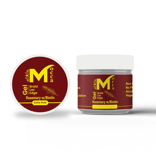 MOCCA ROSEMARY W/ BIOTIN EXTRA HOLD BRAID LOC EDGE GEL 2OZ - Beautylicious Canada