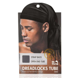 MR. DURAG STRAP BACK DREADLOCKS TUBE - BLACK * 3630
