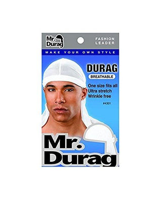 MR DURAG - Durag Wave Blanc Pour Homme 4301 - Beautylicious Canada