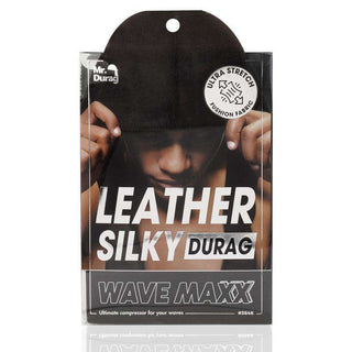 Mr. Durag Leather Silky Durag Black *3646 - Beautylicious Canada