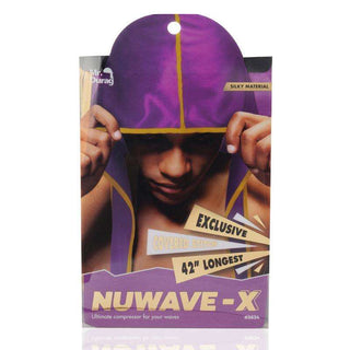 Mr. Durag NuWave - X Purple Durag Gold Stripe *3634 - Beautylicious Canada