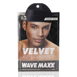 MR DURAG VELVET WAVE MAXX BLACK 3644 - Beautylicious Canada