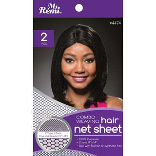 Ms. Remi Combo Weaving Hair Net Sheet 2Pc *4474 - Beautylicious Canada