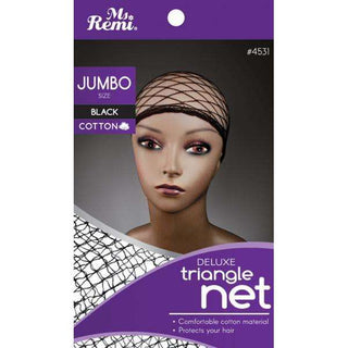 Ms. Remi Cotton Deluxe Triangle Net Jumbo Black *4531 - Beautylicious Canada