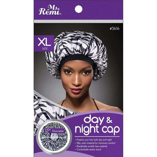 Ms. Remi Day & Night Cap XL Zebra *3616 - Beautylicious Canada