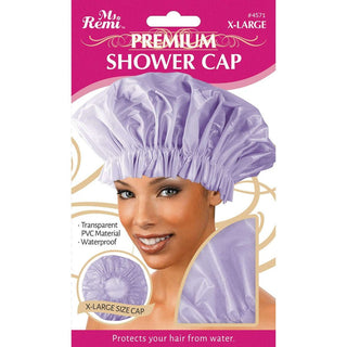 Ms. Remi Deluxe Transparent Premium Shower Cap Xl Asst Color *4571 - Beautylicious Canada