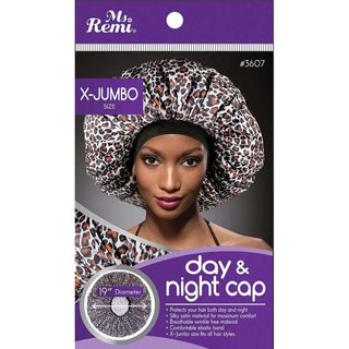 Ms. Remi Extra Jumbo Day & Night Cap Leopard *3607 - Beautylicious Canada