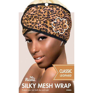 Ms. Remi Leopard Silky Mesh Wrap, Classic Leopard *3664 - Beautylicious Canada
