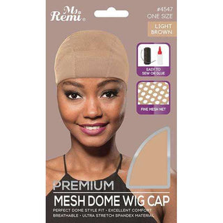 Ms. Remi Mesh Dome Wig Cap Light Brown *4547 - Beautylicious Canada