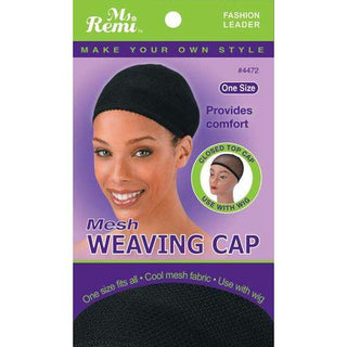Ms. Remi Mesh Weaving Cap Black *4472 - Beautylicious Canada