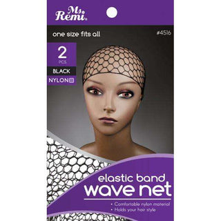 Ms. Remi Nylon Wave Net 2Pc Black *4516 - Beautylicious Canada