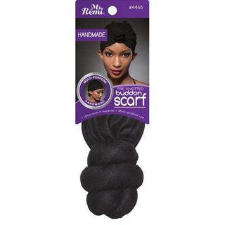 Ms. Remi Pre - Made Buddon Scarf Black *4465 - Beautylicious Canada
