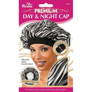 Ms. Remi Premium Day And Night Cap XL Zebra *4564 - Beautylicious Canada