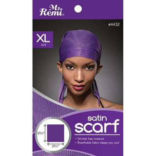 Ms. Remi Satin Scarf Xl Asst Color *4432 - Beautylicious Canada