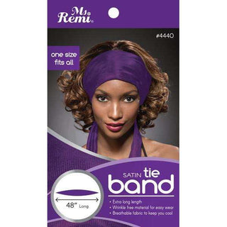 MS REMI ONE SIZE FIT ALL SATIN TIE BAND