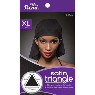 Ms. Remi Satin Triangle Xl Black *4435 - Beautylicious Canada