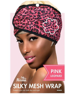 Ms. Remi Silky Mesh Wrap - Leopard *3665 - Beautylicious Canada