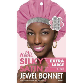 Ms. Remi Silky Satin Jewel Bonnet XL Asst Color *3608 - Beautylicious Canada