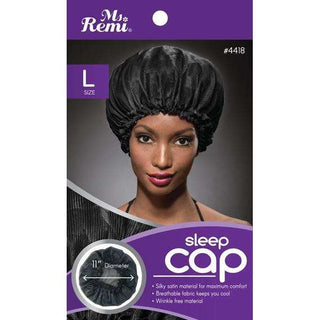 Ms. Remi Sleep Cap L Black *4418 - Beautylicious Canada