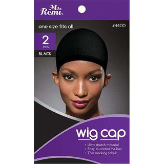 Ms. Remi Wig Cap 2Pc Black *4400 - Beautylicious Canada