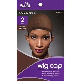 Ms. Remi Wig Cap 2Pc Dark Brown *4402 - Beautylicious Canada
