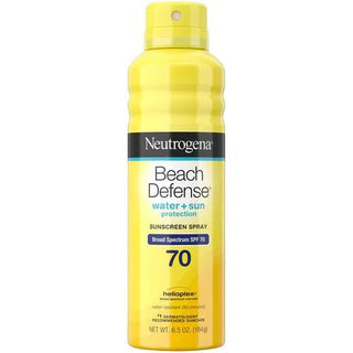NEUTROGENA BEACH DEFENSE SUNSCREEN SPRAY 6.5OZ - Beautylicious Canada