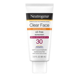 NEUTROGENA® CLEAR FACE BREAKOUT FREE OIL - FREE SPF30 SUNSCREEN 3OZ - Beautylicious Canada
