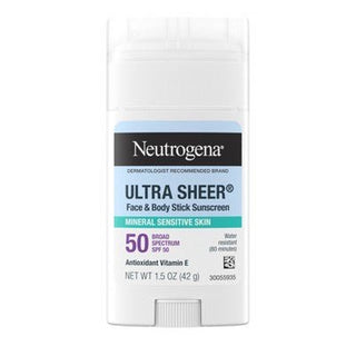 NEUTROGENA® MINERAL ULTRA SHEER DRY - TOUCH FACE & BODY STICK 1.5OZ - Beautylicious Canada