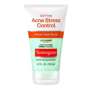 NEUTROGENA® OIL - FREE ACNE STRESS CONTOL POWER - CLEAR SCRUB 4.2OZ - Beautylicious Canada