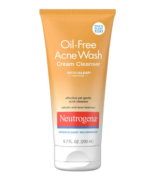 NEUTROGENA® OIL - FREE ACNE WASH CREAM CLEANSER 6.7OZ - Beautylicious Canada