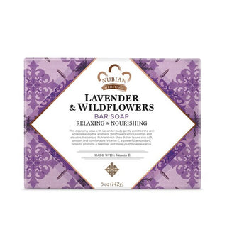 NUBIAN SOAP LAVENDER WILDFLOWERS BAR SOAP - Beautylicious Canada