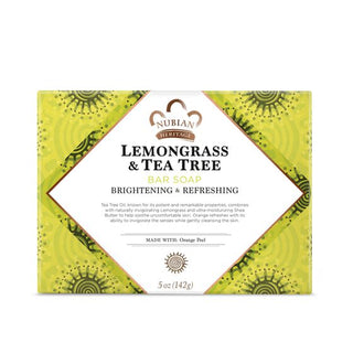 NUBIAN SOAP LEMON GRASS TEA TREE BAR SOAP - Beautylicious Canada