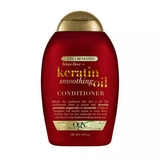 OGX KERATIN SMOOTHING OIL CONDITIONER 13OZ - Beautylicious Canada