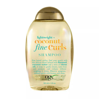 OGX Lightweight + Coconut Fine Curls Shampoo Lightweight Coconut Water Shampoo 13 Oz - Beautylicious Canada